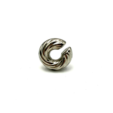 EAR CUFF TORCIONE ACCIAIO SILVER