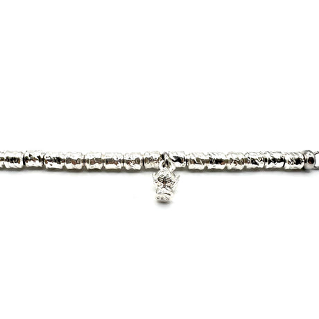 Bracciale pepite e pumino Argento925