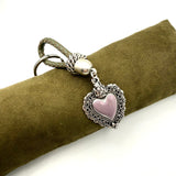 Portachiavi CUORE SACRO SMALTATO