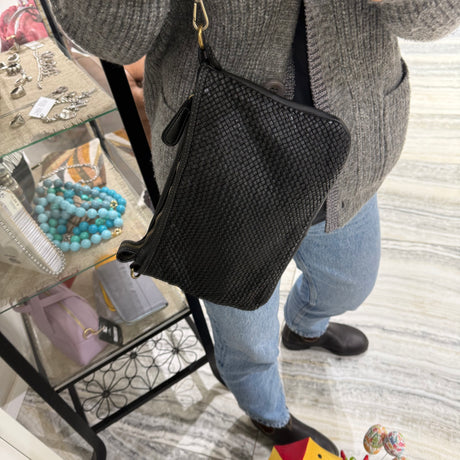 Pochette Intreccio Black