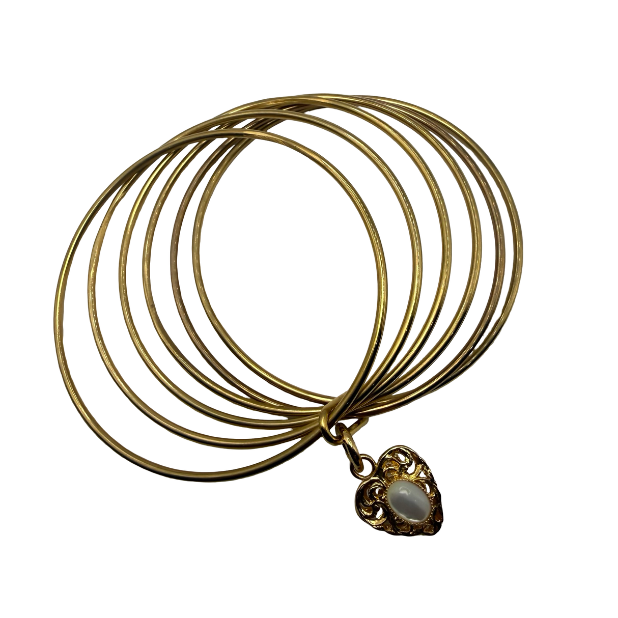 Bracciale 6 fili Lanterna Cuore Madreperla