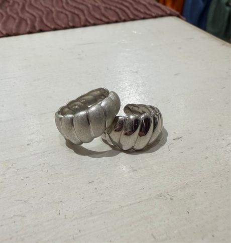 Coppia fasce Croissant Argento925