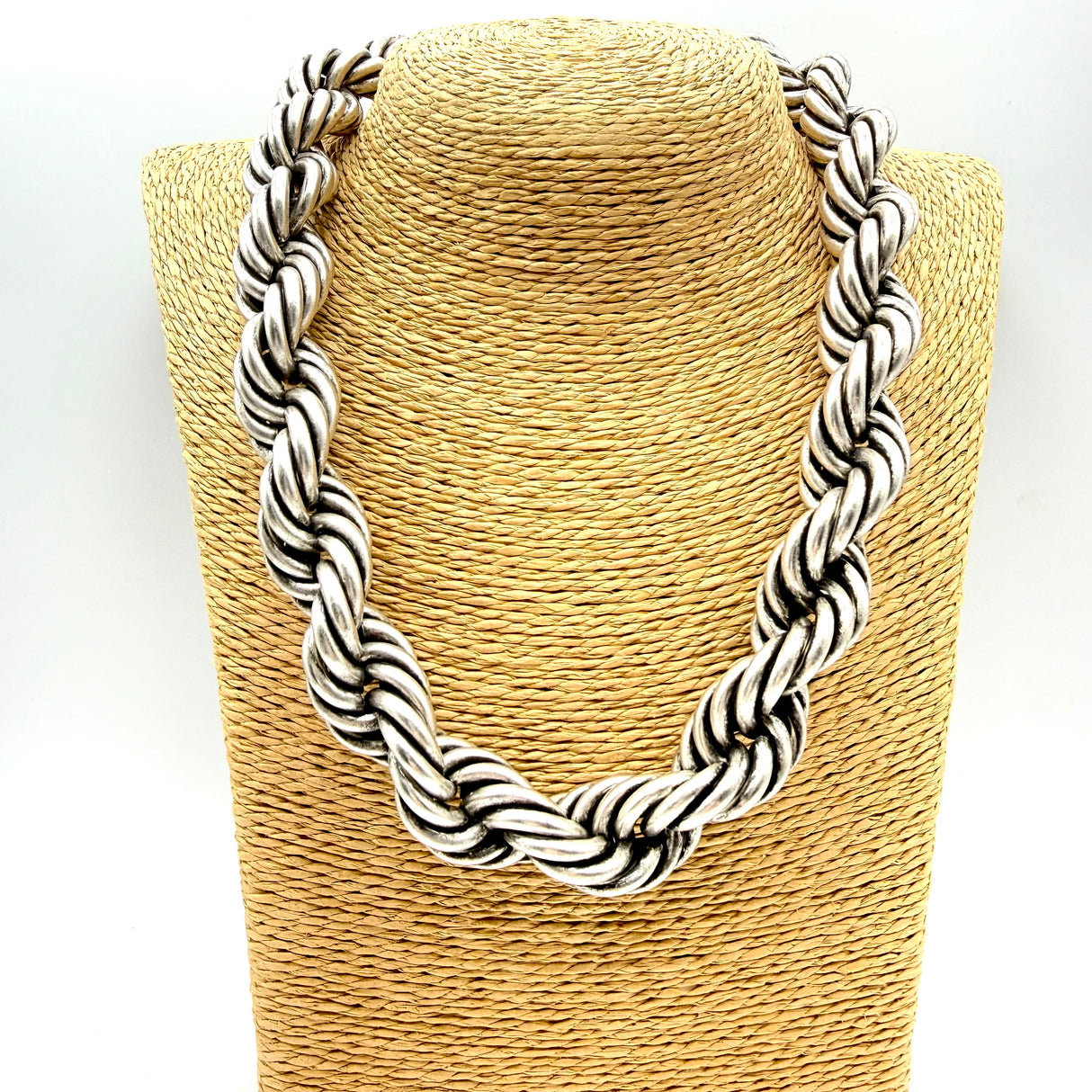 Collana Torcione Ottone Silver