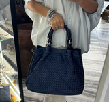 Borsa Intreccio Blu