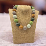Collana sfere in Resina Multicolor Verde