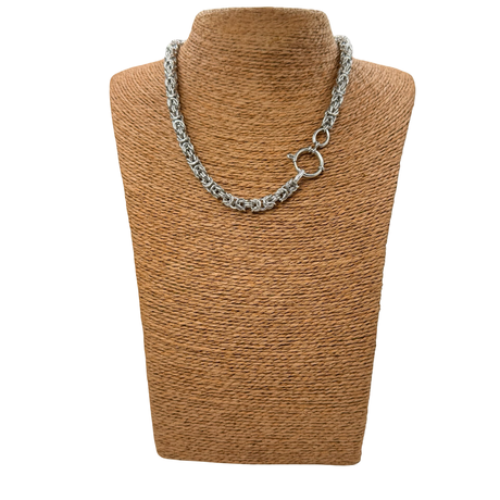 COLLANA BIZANTINA SMALL GANCIO AD ANELLO