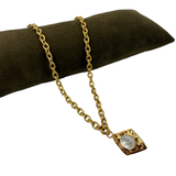Collana Lanterna 9 Rombo Madreperla