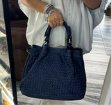 Borsa Intreccio Blu
