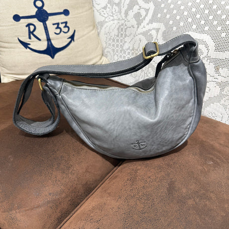 Borsa Marsupio Mezzaluna Grigia