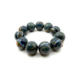Bracciale sfere in Resina Multicolor Lunare Ottanio