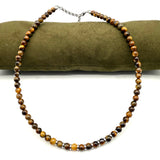 Collana pietre Occhio di Tigre