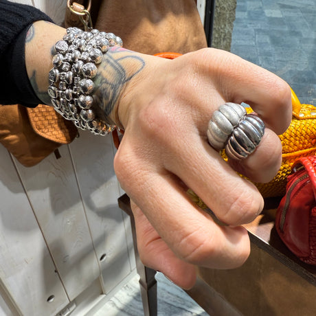 Coppia fasce Croissant Argento925