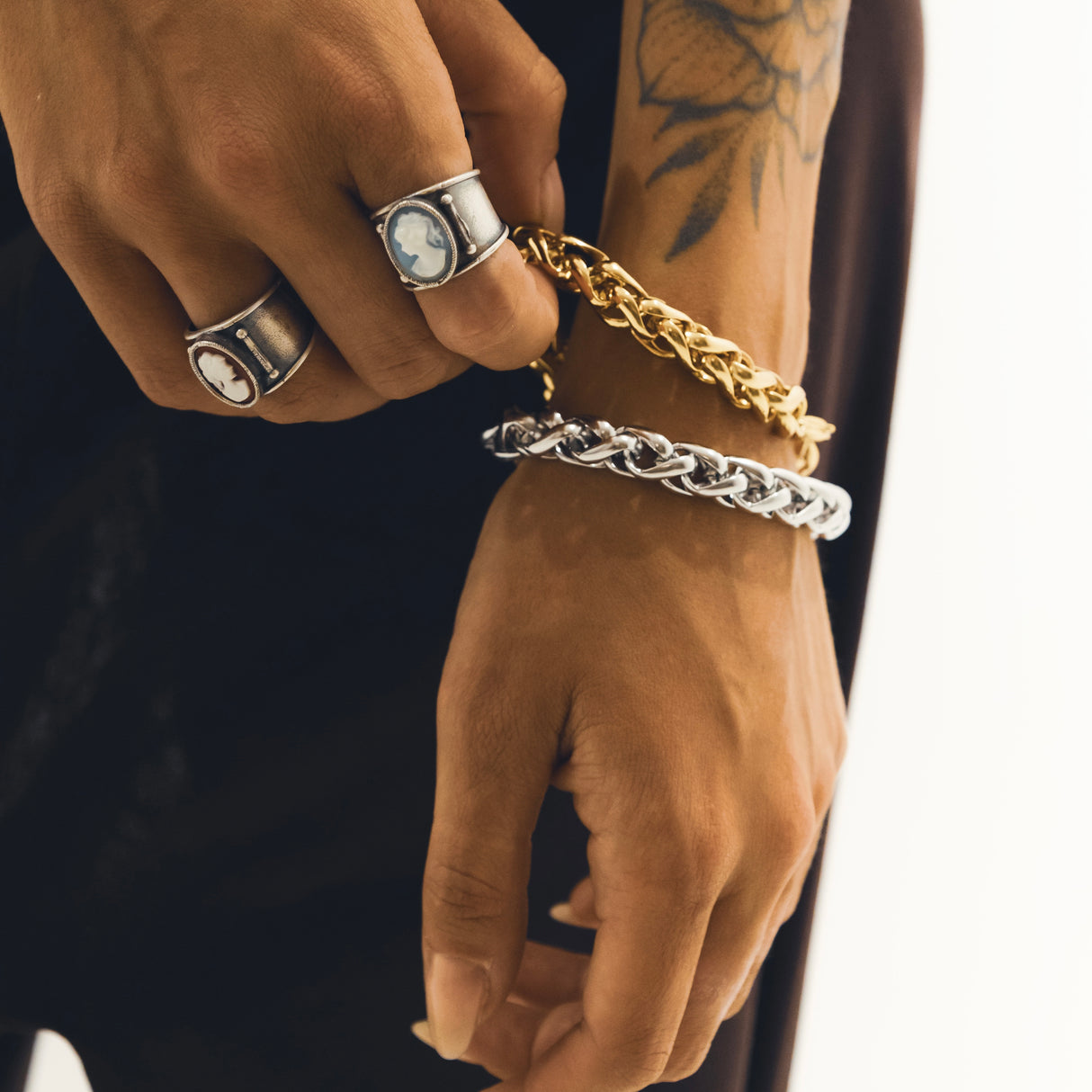 Bracciale Spiga Big Silver Acciaio inossidabile