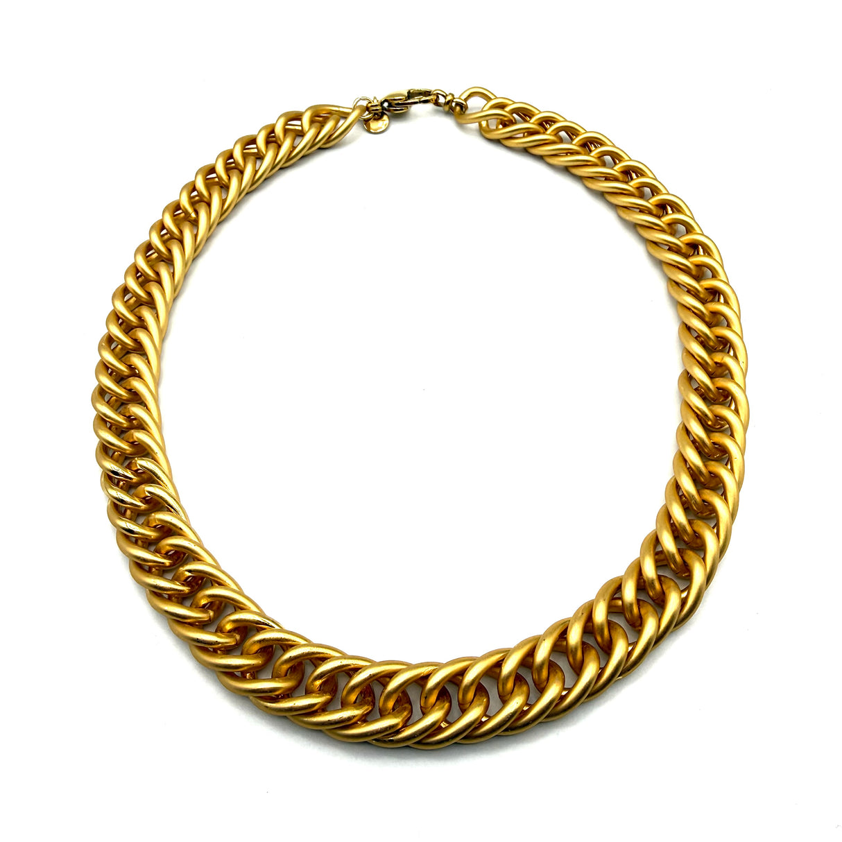 Collana Grumetta Spina di pesce Oro opaco