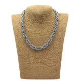 Collana Bizantina con anelli Godronati 0.8 mm