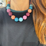 Collana sfere in Resina Multicolor 4