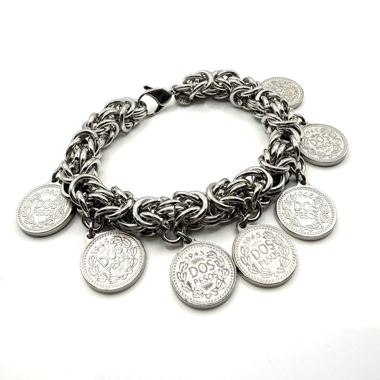Bracciale Bizantina Big con Monete