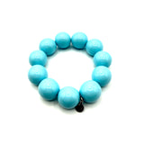 Bracciale sfere in Resina Turchese