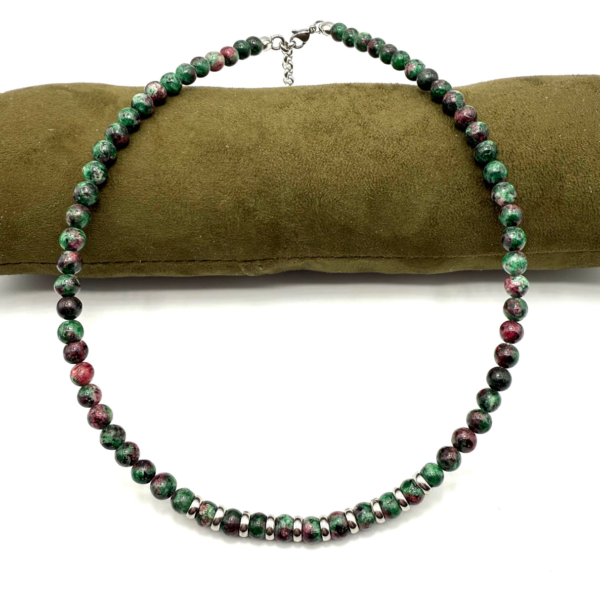 Collana pietre Diaspro