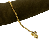 Bracciale spiga Cuore Sacro gold