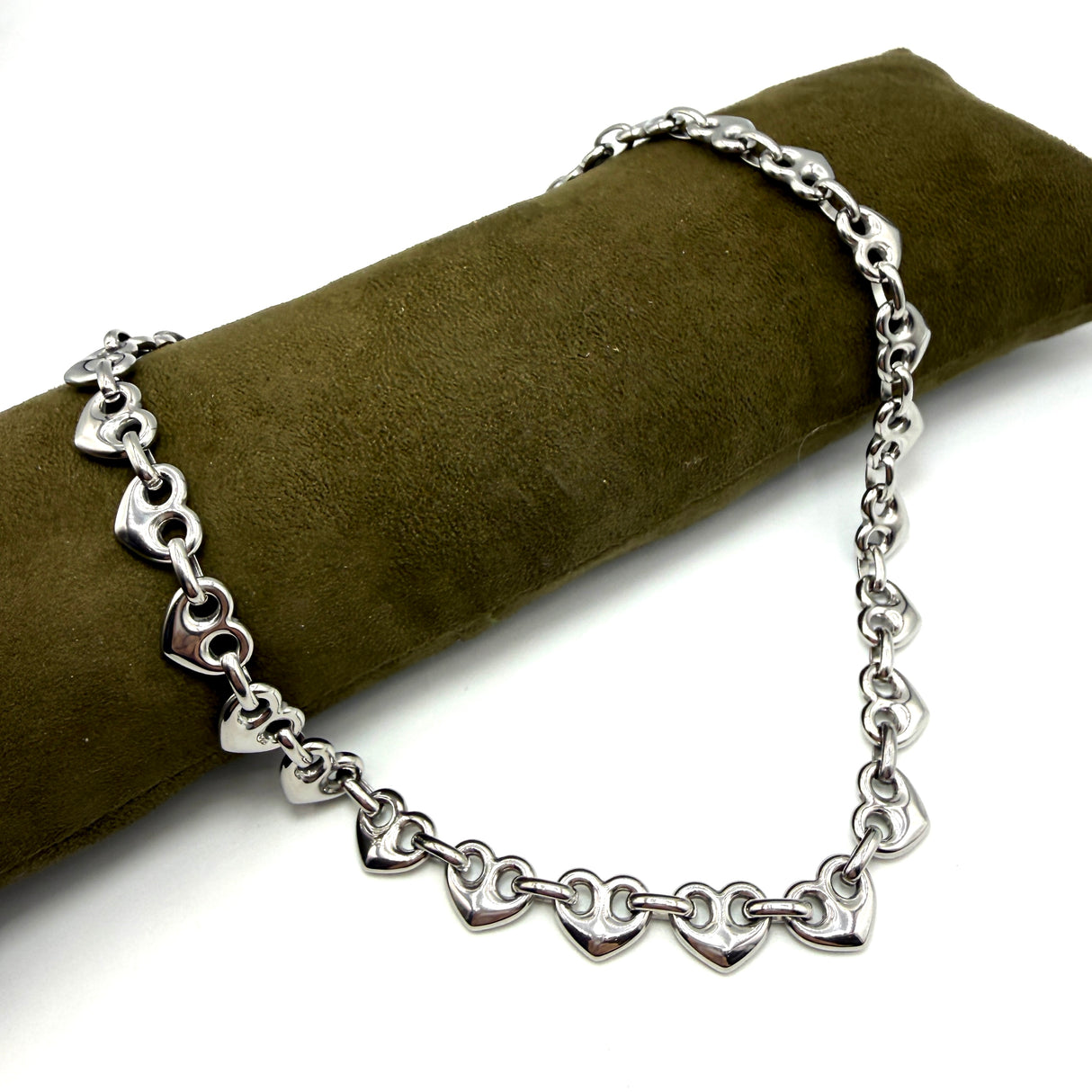 Collana Marinara Cuore Silver