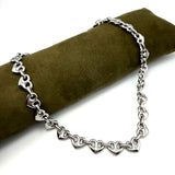 Collana Marinara Cuore Silver