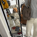 Borsa Intreccio Small Taupe