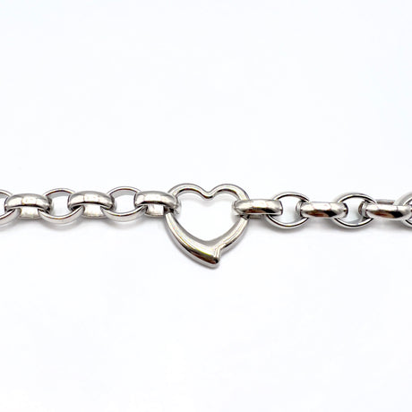Bracciale Cuore Acciaio inossidabile
