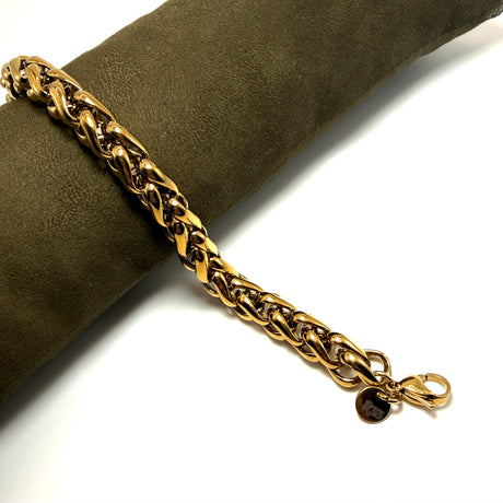 Bracciale Spiga Big Gold Acciaio inossidabile