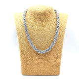Collana Bizantina con anelli Godronati 0.8 mm