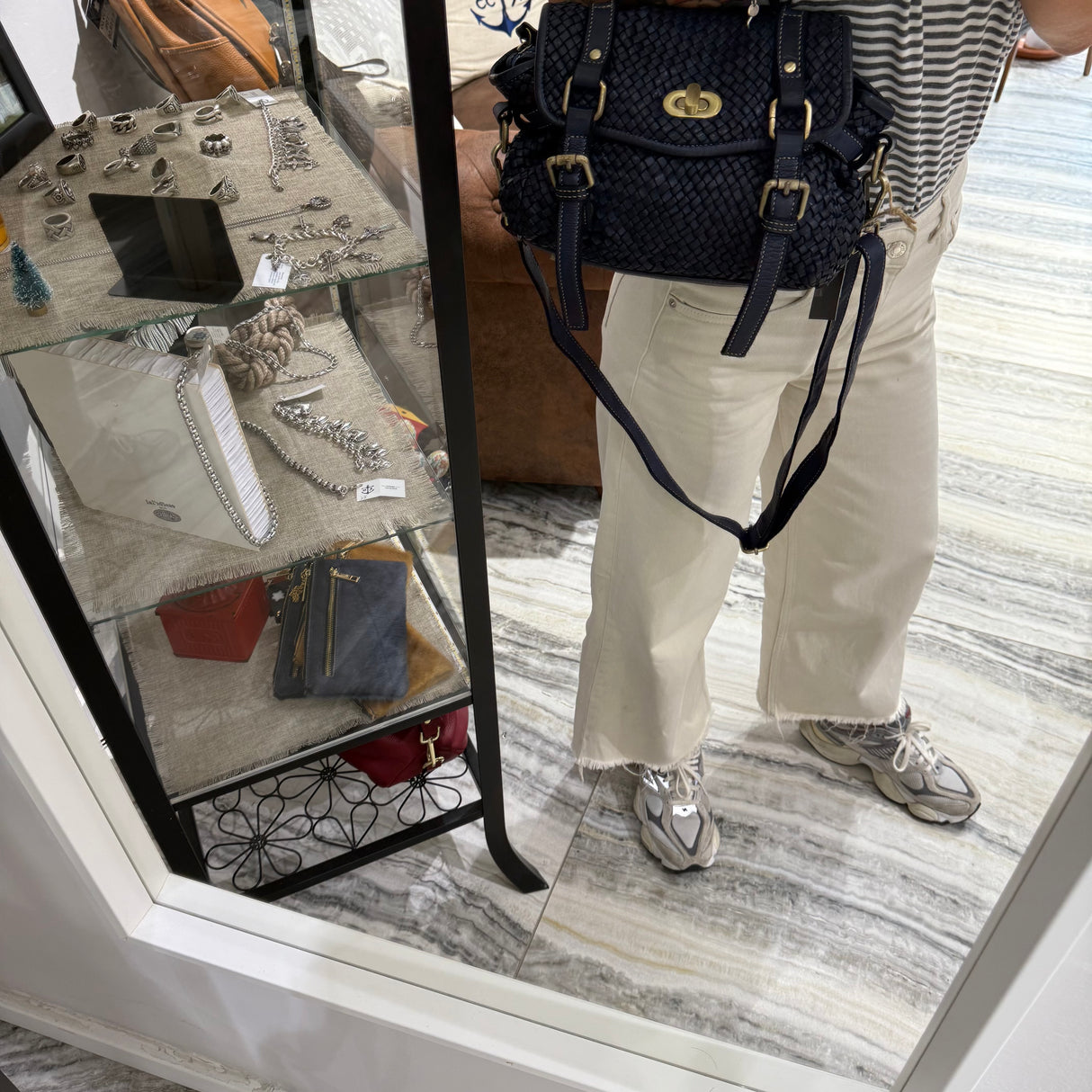Borsa Dobby Blu