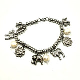 Bracciale Lucky Rainbow Cammello, Sole, Elefante