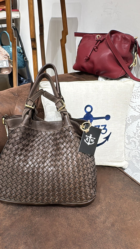 Borsa Intreccio Big Testa di Moro