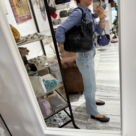 Borsa Intreccio Small Nera