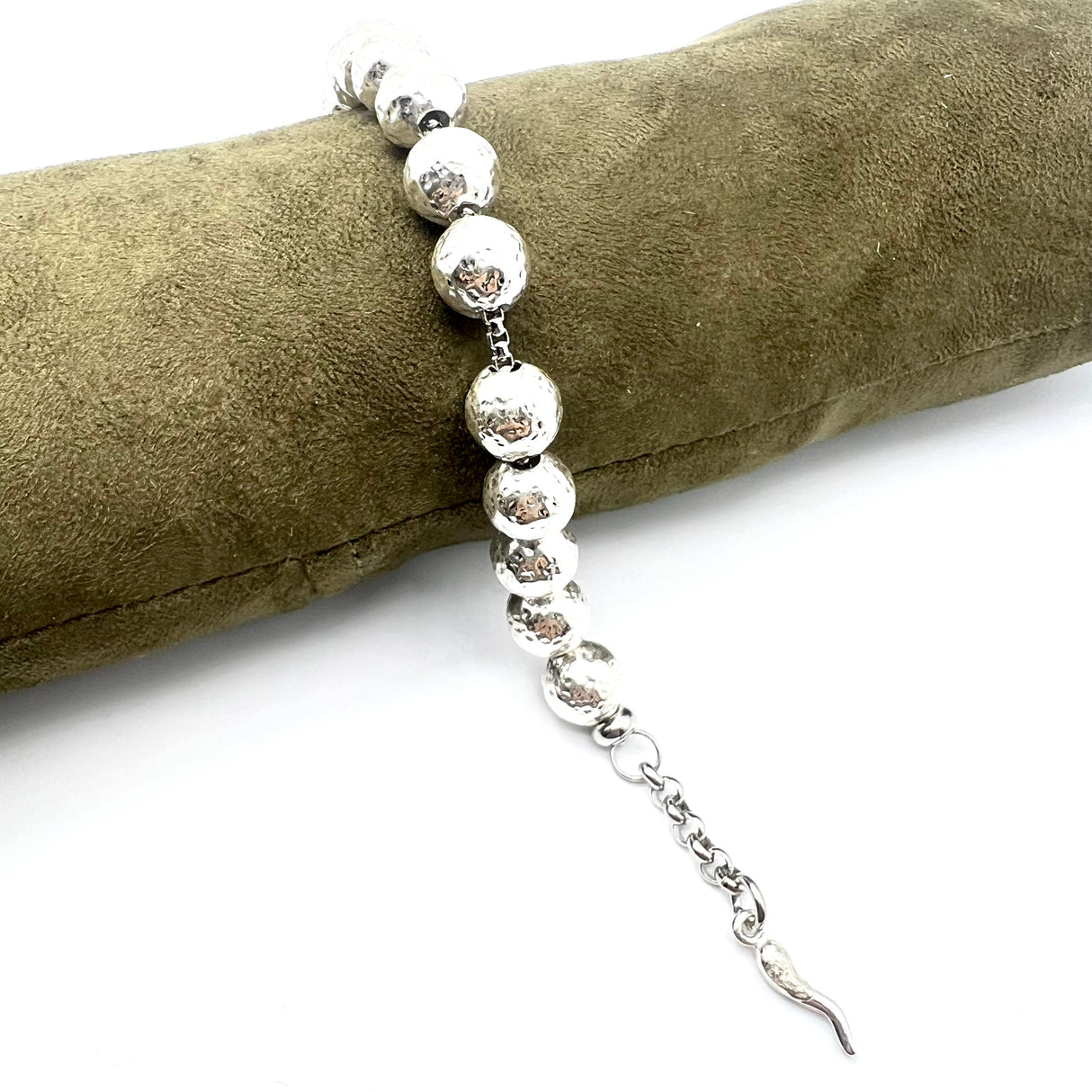 Bracciale Sfere big Argento925 Corno