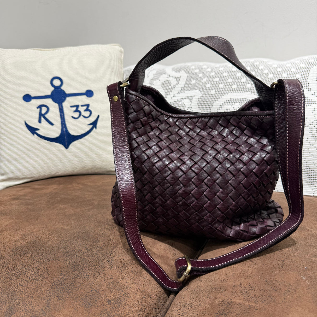 Borsa Mirtilla Big Borgogna