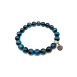 Bracciale pietre Occhio di Tigre Blue