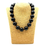 Collana sfere in Resina Black
