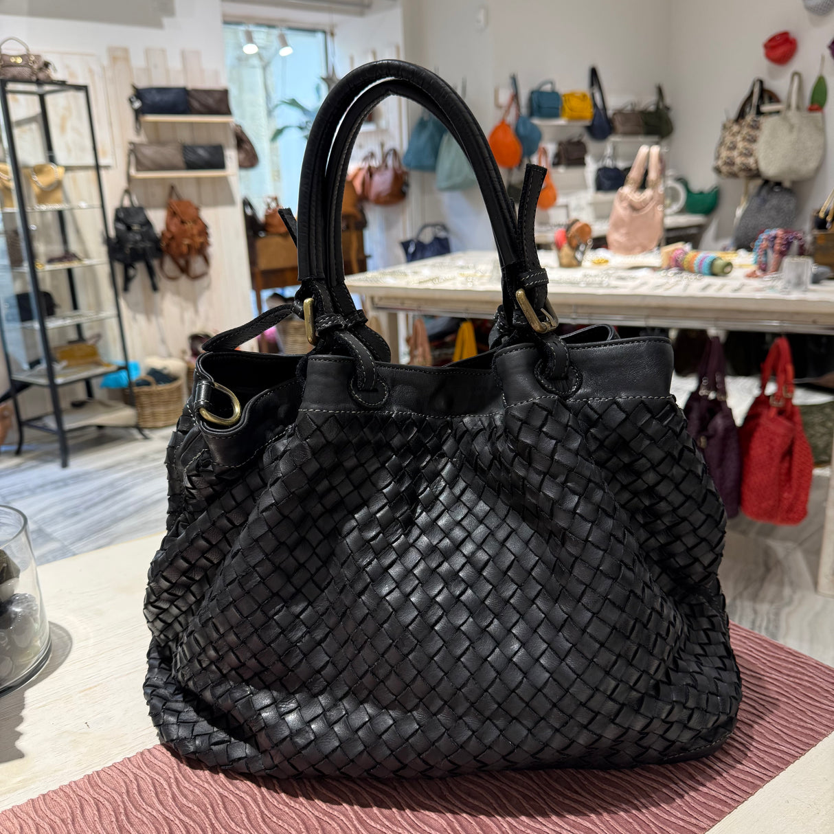Borsa Intreccio Big Black