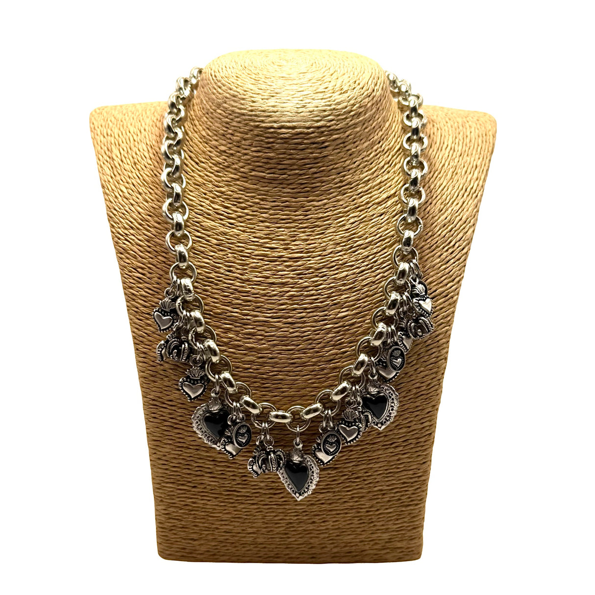 Collana Lucky Cuore Sacro Black