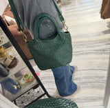 Borsa cestino Hermione small Verde foresta