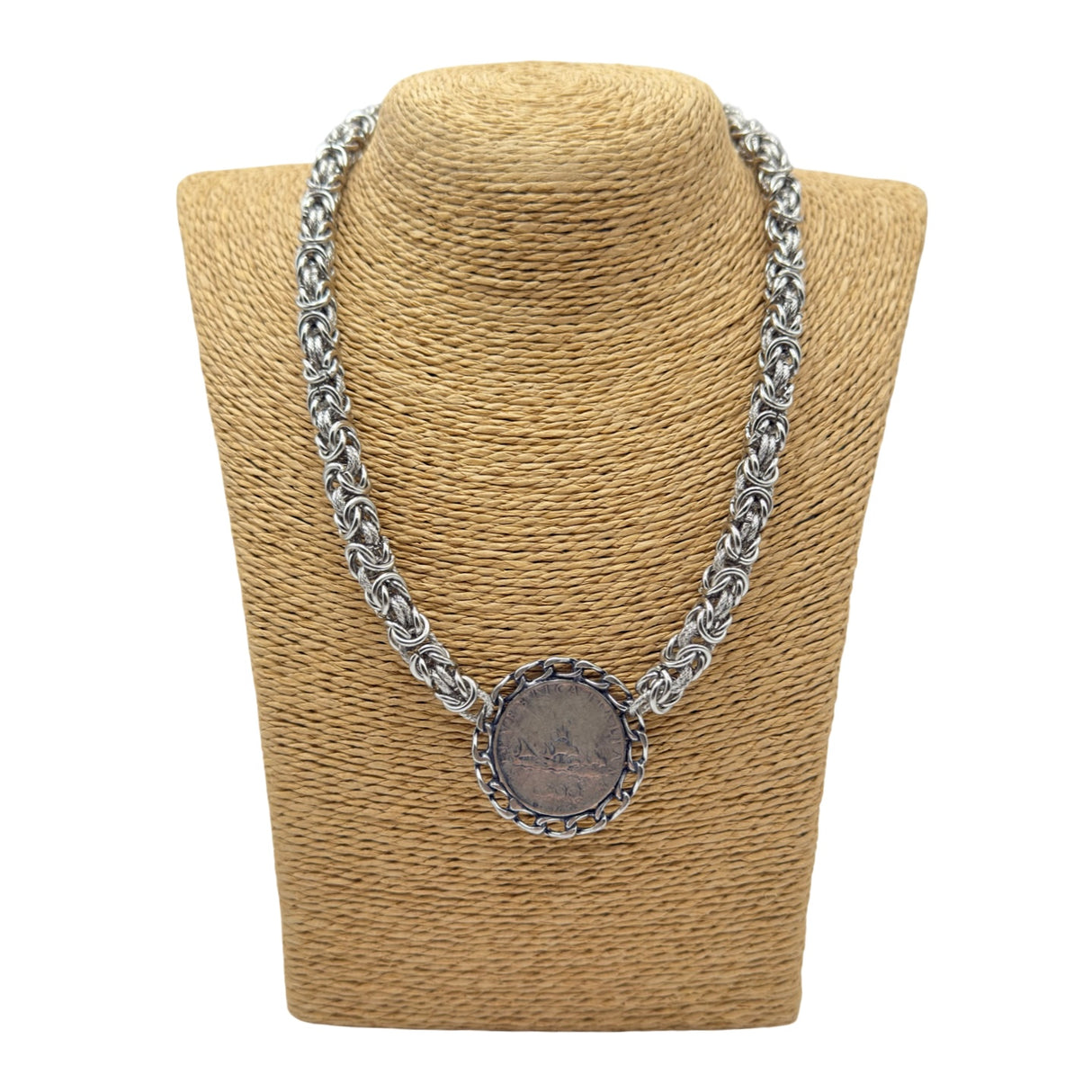 Collana Bizantina con Moneta 500 Lire