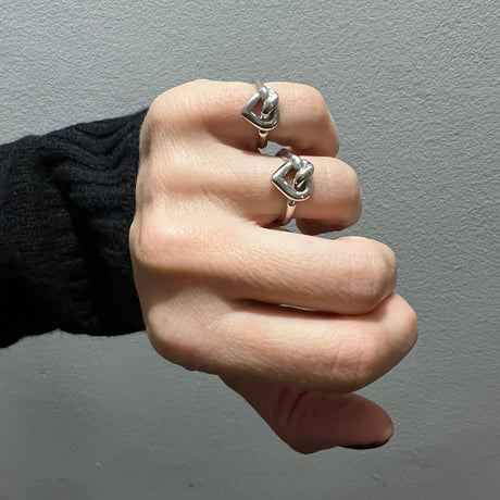 Anello Nodo Cuore Argento925