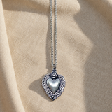 Collana Cuore Sacro Silver