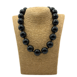 Collana sfere in Resina Black