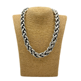Collana Spiga Ottone Silver