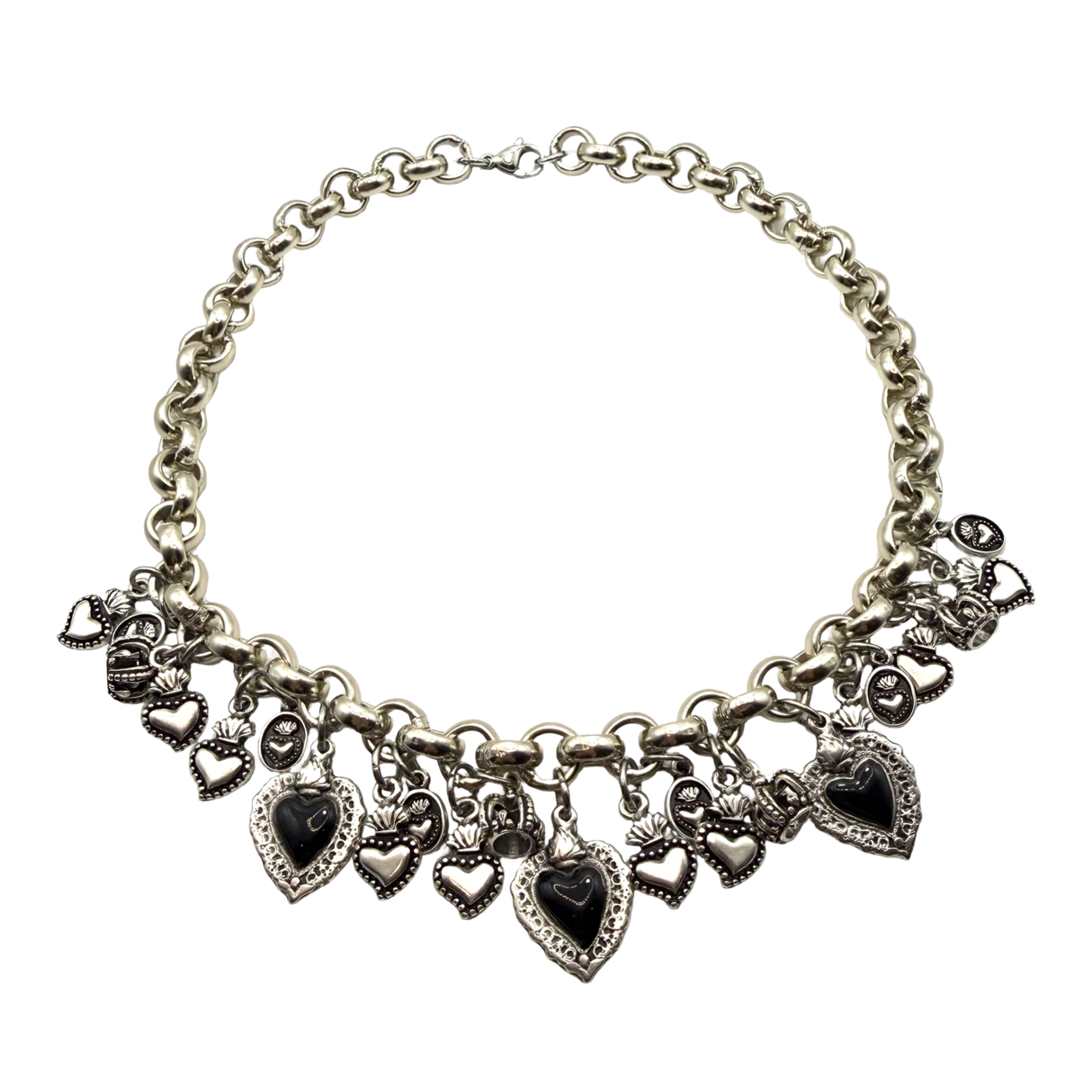 Collana Lucky Cuore Sacro Black
