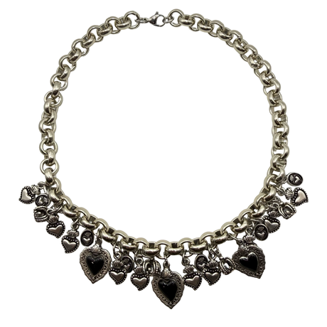 Collana Lucky Cuore Sacro Black