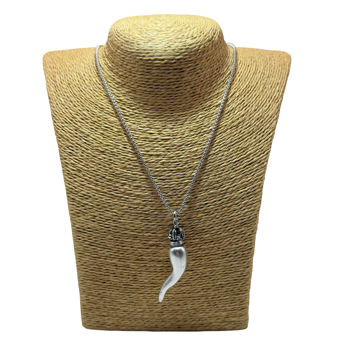 Collana Corno con Corona