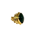 Charms Lanterna Campana Giada Verde Smeraldo e Rana